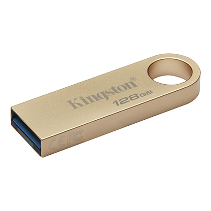 Pen Drive Kingston 128GB DataTraveler DTSE9G3/128GB metal USB 3.2 Type-A 2.000R/1.000W Cor Dourado