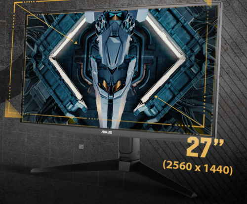 Monitores GAMING ASUS VG27AQL1A TUF 27" WQHD  IPS HDR Cor Preto 