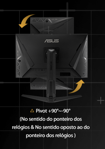 Monitores GAMING ASUS VG27AQL1A TUF 27" WQHD  IPS HDR Cor Preto 