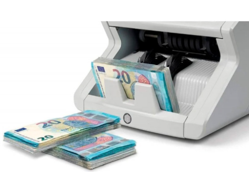 Maquina de Contar Notas/Bilhetes BILLETES 2265-S Cinzenta.