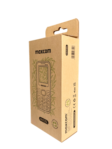 Telefone Fixo Maxcom MM135 LITE 1,7" 2G USB-C cable Black/Blue MM135LITEBLACKBLUE