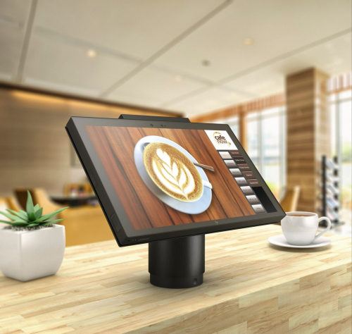 POS ALL-in-One HP Engage One Pro AIO 15.6" I3-10100E 8GB DDR4 256GB SSD Win 10 Iot 64 5T8K3EA Preto