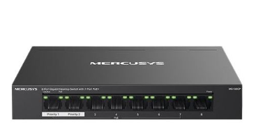 Mercusys Rede Switch 8 Port Gigabit Desktop com 7 Portas