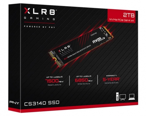 Disco SSD M.2 PCIe 4.0 NVMe PNY 2TB CS3140 -M280CS3140-2TB-RB