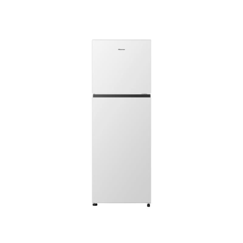 FRIGORIFICO HISENSE 2PORTAS 325L BRANC RT422N4AWE CLASS E ALTURA 169,6cm LARGURA 59,5cm PROFUNDIDADE 65cm