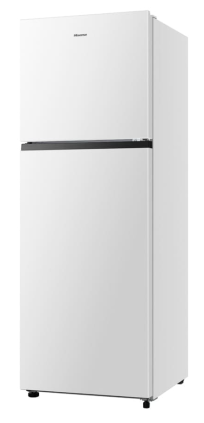 FRIGORIFICO HISENSE 2PORTAS 325L BRANC RT422N4AWE CLASS E ALTURA 169,6cm LARGURA 59,5cm PROFUNDIDADE 65cm