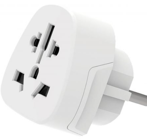 Ewent Adaptador de viagem universal (Europa, Reino Unido, EUA, Austrália) para a Europa (Schuko)