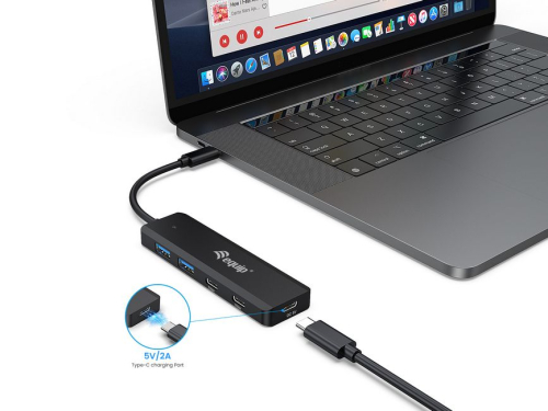USB-C 4-Port EQUIP USB 3.2 Gen 1 Hub, USB-C x 2 128964