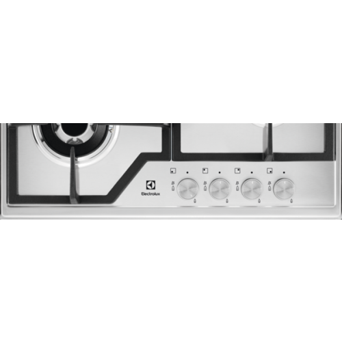 Placa de gás Electrolux KGS6436SX de 4 zonas e 60 cm 