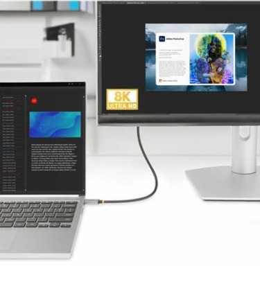 Cabo adaptador StarTech 24 pin USB-C macho para HDMI macho 3 m cinzento espaço ativo, suporte 8K60Hz, suporte 4K144Hz, 136B-USBC-HDMI213M