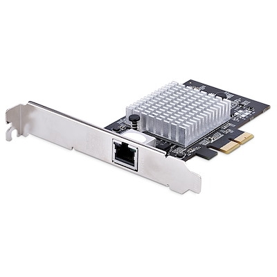 Placa adaptadora de rede PCIe de 1 porta e 10 Gbps, placa de rede para PC/servidor, placa Ethernet PCIe de seis velocidades com suporte a Jumbo Frame, placa de interface NIC/LAN, 10GBASE-T e NBASE-T