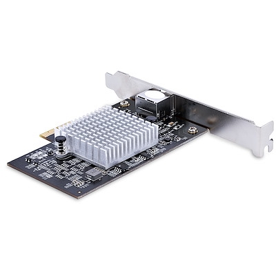 Placa adaptadora de rede PCIe de 1 porta e 10 Gbps, placa de rede para PC/servidor, placa Ethernet PCIe de seis velocidades com suporte a Jumbo Frame, placa de interface NIC/LAN, 10GBASE-T e NBASE-T