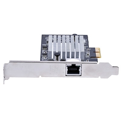 Placa adaptadora de rede PCIe de 1 porta e 10 Gbps, placa de rede para PC/servidor, placa Ethernet PCIe de seis velocidades com suporte a Jumbo Frame, placa de interface NIC/LAN, 10GBASE-T e NBASE-T
