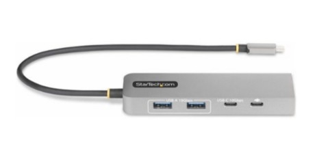 Hub compacto StarTech 10G2A1C25EPDHUB  1 x USB-C + 3 x USB 3.1 + 1 x 2.5GBase-T desktop