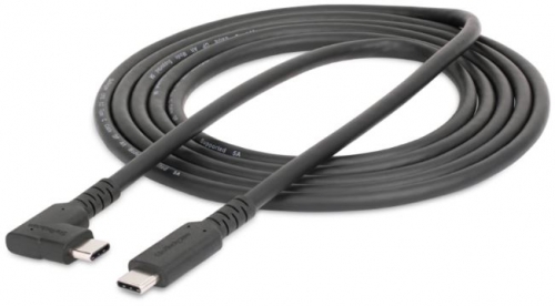 Cabo StarTech USB-C robusto de ângulo reto - RUSB315CC2MBR