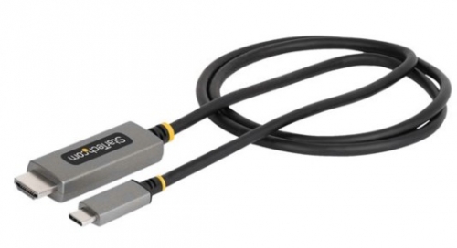 Cabo adaptador StarTech 24 pin USB-C macho para HDMI macho 1 m cinzento espaço suporte 8K60Hz, suporte 4K144Hz, 134B-USBC-HDMI211M