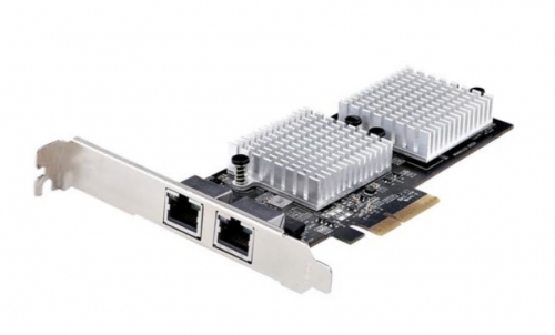 Adaptador de rede PCIe 3.0 x4 baixo perfil 10 Gigabit Ethernet x 2 preto Startech ST10GSPEXNDP2