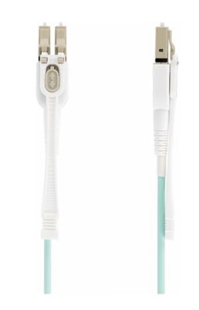 Cabo patch StarTech 450FBLCLC5PP multi-modo 5 m 2.9 mm fibra óptica duplex 50 / 125 micron OM3/OM4 100 Gbps aqua