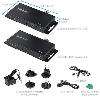 StarTech Kit extensor 4K HDMI sobre Fibra