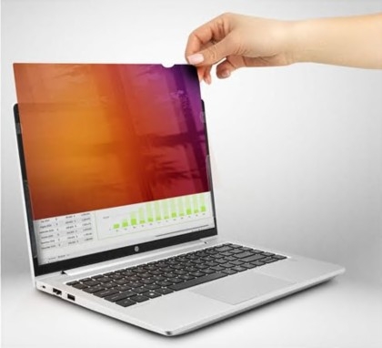 Filtro StarTech privacidade notebook (horizontal) amovível encaixe/adesivo 14" ouro, preto, 14G-PRIVACY-SCREEN