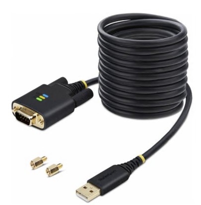 Cabo StarTech USB/serial USB (M) para DB-9 (M) 3 m preto, 1P10FFC-USB-SERIAL