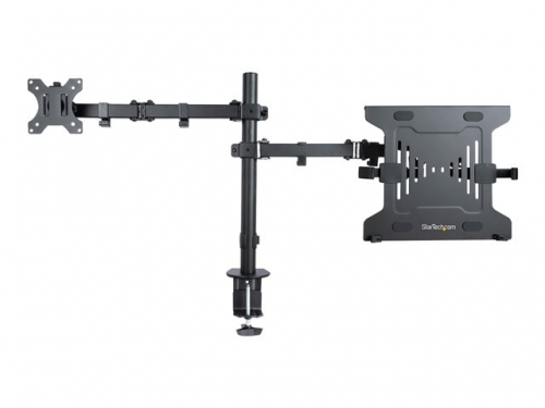 StarTech Braço Suporte Ajustável com Bandeja VESA para Portátil 4.5Kg + Monitor até 32" 8Kg - A2NBDESKMOUNTST
