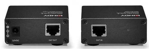 Extensor Lindy de áudio digital coaxial e óptico Cat.6 TosLink de 150 m