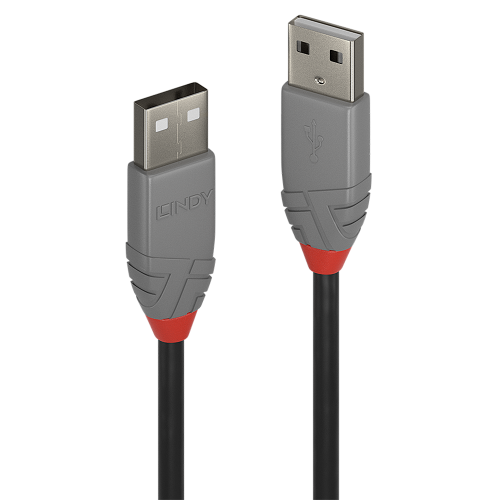 Cabo USB 2.0 tipo A para A de 0,2 m, linha Anthra