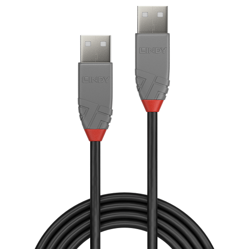 Cabo USB 2.0 tipo A para A de 0,2 m, linha Anthra