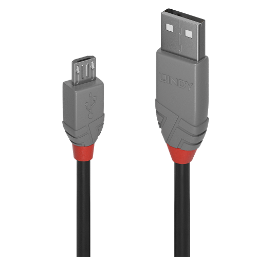 Cabo USB 2.0 Tipo A para Micro-B de 2m, Linha Anthra
