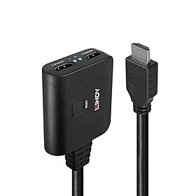 Acessórios para Monitores - Cable divisor HDMI 4K60 de 2 portas