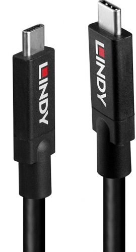 Cabo Lindy USB 3.2 ativo de 3 m 10 Gbps C/C