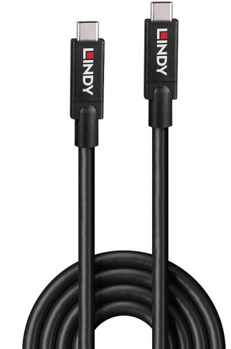 Cabo Lindy USB 3.2 ativo de 3 m 10 Gbps C/C