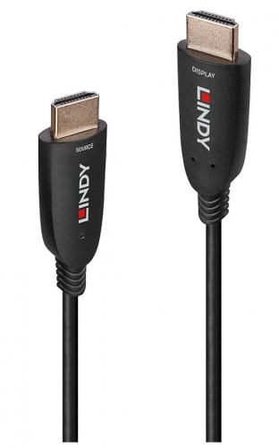 Cabo LINDY híbrido de fibra óptica HDMI 8K60 de 10 m