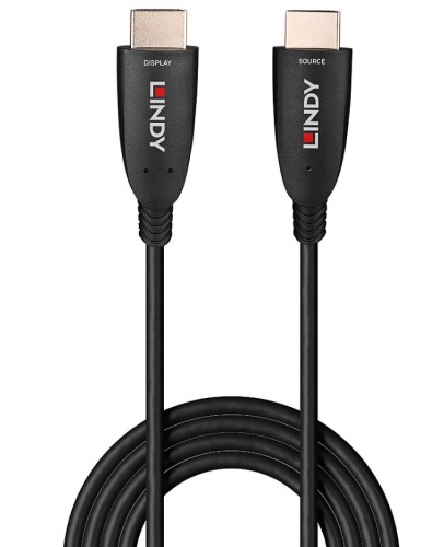 Cabo LINDY híbrido de fibra óptica HDMI 8K60 de 10 m