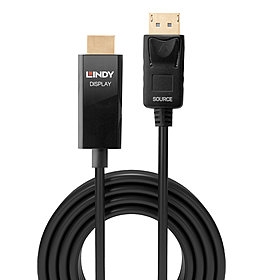 Cabo DisplayPort ativo de 1 m para HDMI com HDR