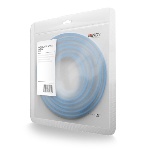 Cabo de rede Cat.6 S/FTP de 2 m, azul