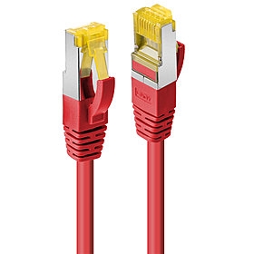 LINDY Cabo de rede RJ45 S/FTP LSZH de 5 m, vermelho - 47296