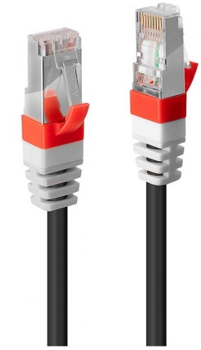 Cabo LINDY de rede LSZH S/FTP Cat.6A de 50 m, preto (testado pela Fluke)