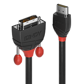 Cabo HDMI para DVI-D de 5 m, linha preta