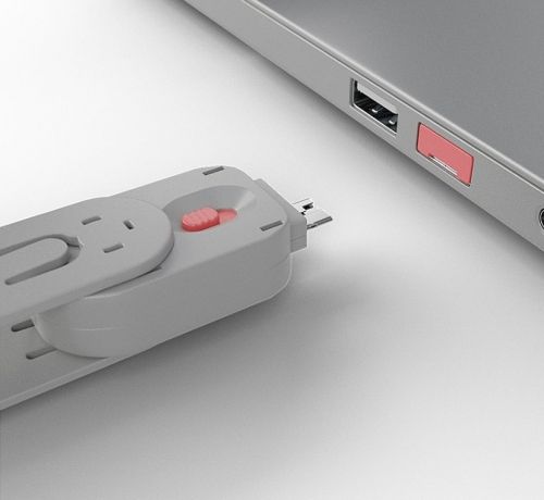LINDY Chave bloqueadora de porta USB A, rosa, 40620