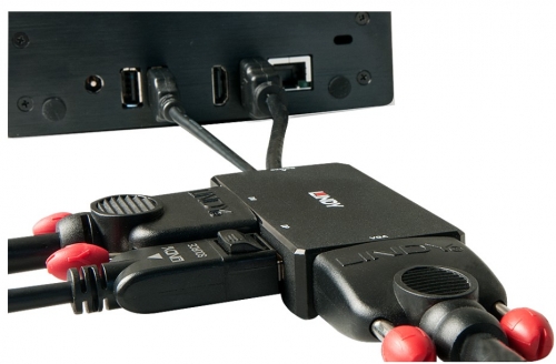 Conversor Lindy HDMI para DisplayPort, DVI e VGA