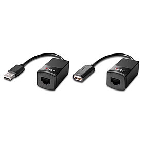Extensor USB 1.1 Cat.6 de 60m Básico