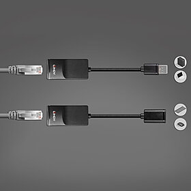 Extensor USB 1.1 Cat.6 de 60m Básico