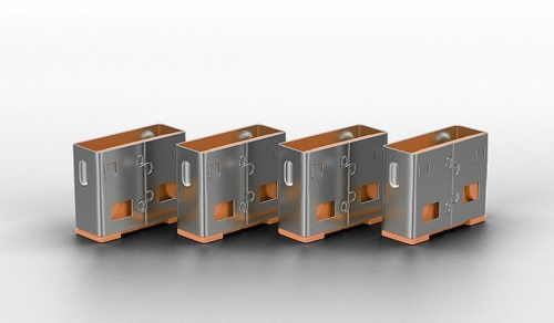 LINDY Bloqueadores de porta USB A, 10 unidades, laranja, 40463
