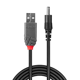 Cabo USB 2.0 Tipo A para 3,5 mm DC, 1,5 m