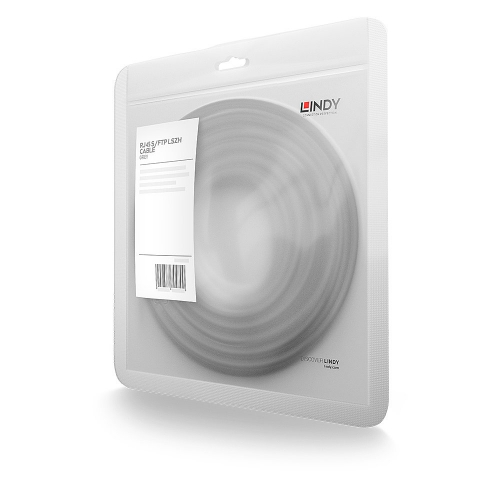 Cabo de rede RJ45 S/FTP LSZH de 3 m, cinza