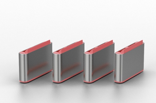 LINDY Bloqueador de porta USB C, 4 unidades + chave, rosa, 40425