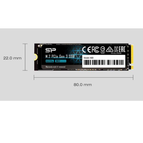 DISCO SSD SILICON POWER 512GB  PCIE GEN3X4 - ACE A60 512GBP34A60M28