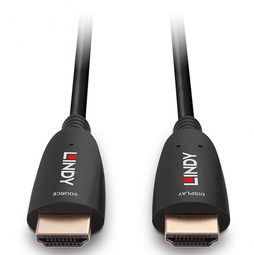Cabo LINDY de fibra óptica híbrido HDMI 8K60 de 40 m